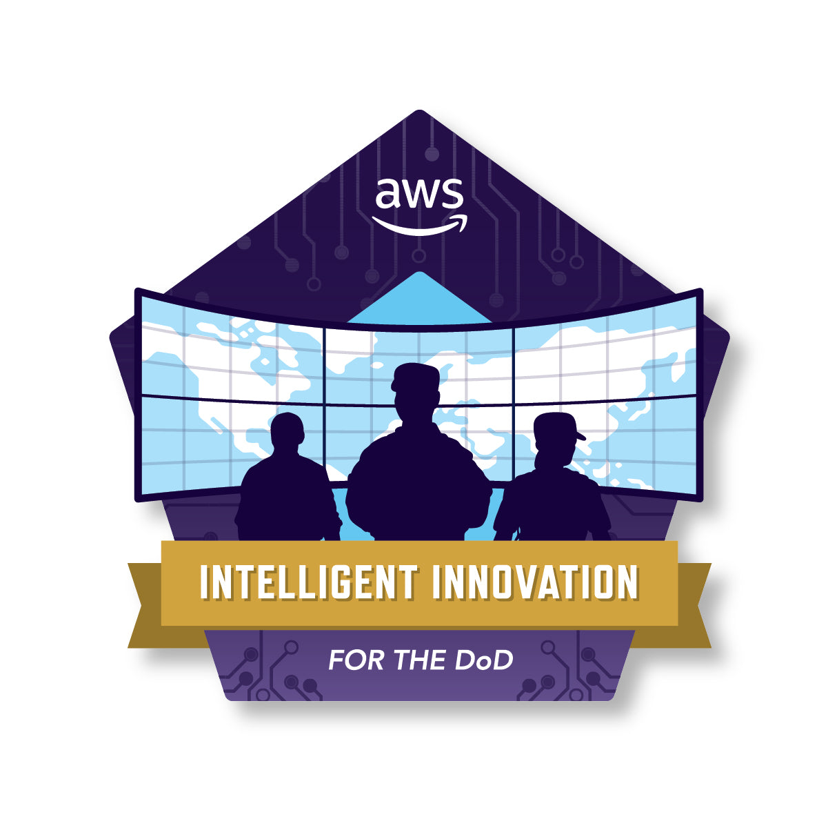 AWS Intelligent Innovation Sticker - DoD (Pack of 25) – AWSEFC